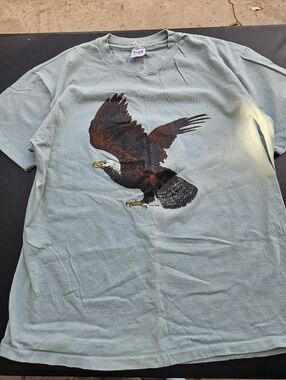 Wise Dyes Vintage Eagle & Jsaiah 40.31 Anvil Tee